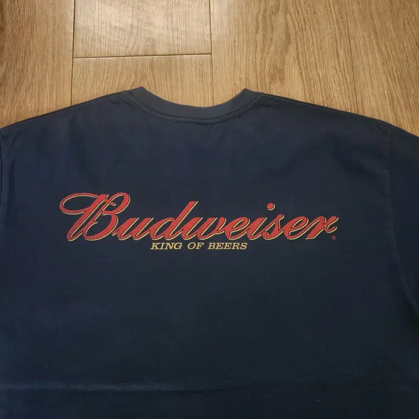 [BUNJANG] thisisneverthat Budweiser Short Sleeve T-shirt Navy L / 디스이즈네버댓 버드와이저 반팔 티셔츠 네이비 L