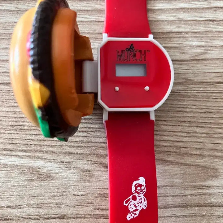 [BUNJANG] Big Boy Hamburger Charm Watch / 빅보이 햄버거 캐릭터 시계