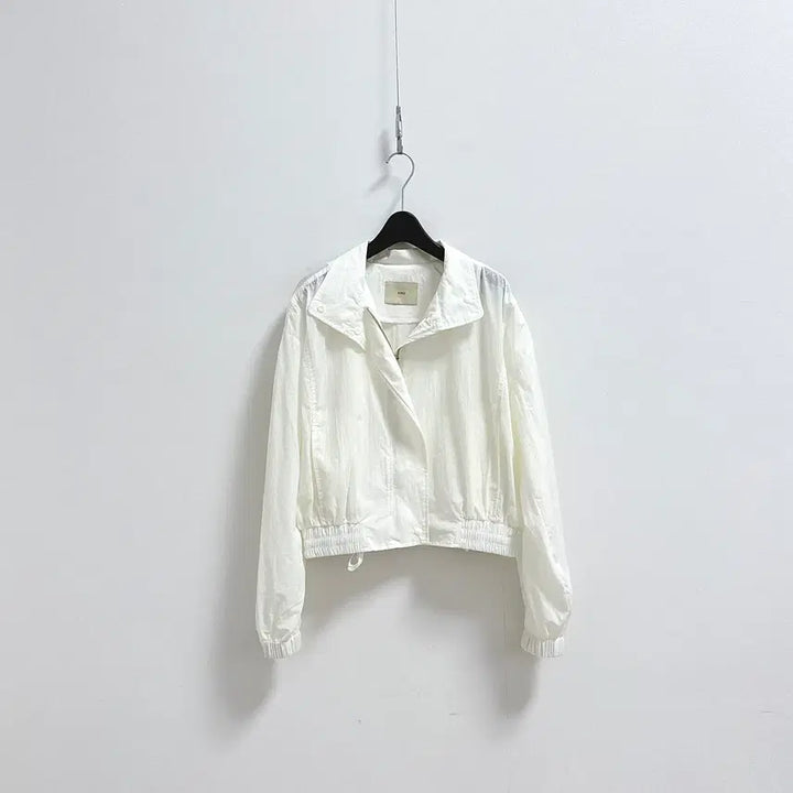 [BUNJANG] Find Ivory Crinkly Blouson Jumper / 파인드 아이보리 바스락 블루종 점퍼