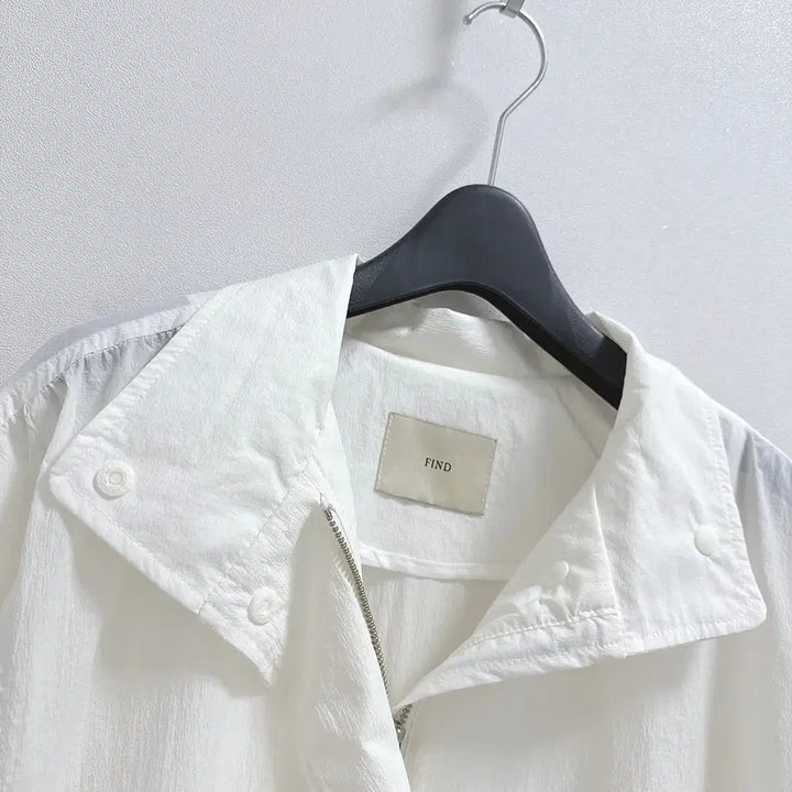 [BUNJANG] Find Ivory Crinkly Blouson Jumper / 파인드 아이보리 바스락 블루종 점퍼