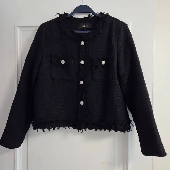 [SOLD OUT] ab.f.z 블랙 트위드 자켓 66사이즈