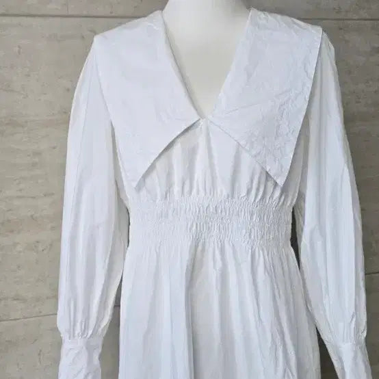 [BUNJANG] GANNI Poplin White Dress / GANNI 가니 포플린 여성 화이트 원피스