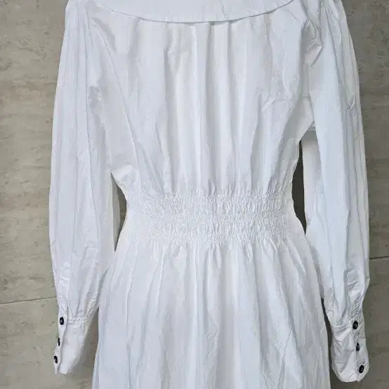 [BUNJANG] GANNI Poplin White Dress / GANNI 가니 포플린 여성 화이트 원피스