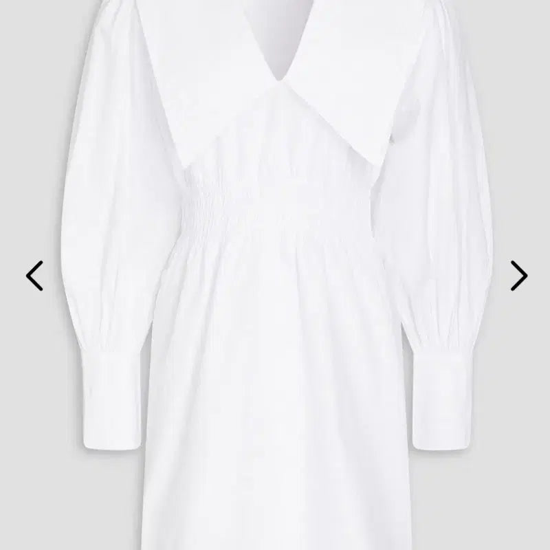 [BUNJANG] GANNI Poplin White Dress / GANNI 가니 포플린 여성 화이트 원피스