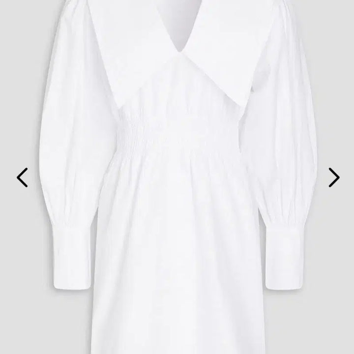 [BUNJANG] GANNI Poplin White Dress / GANNI 가니 포플린 여성 화이트 원피스