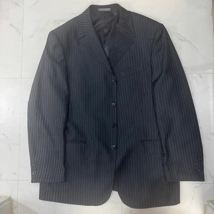 [BUNJANG] Giorgio Armani Striped Blazer Jacket Size 52 / 조르지오 아르마니 스트라이프 자켓 블레이저 52