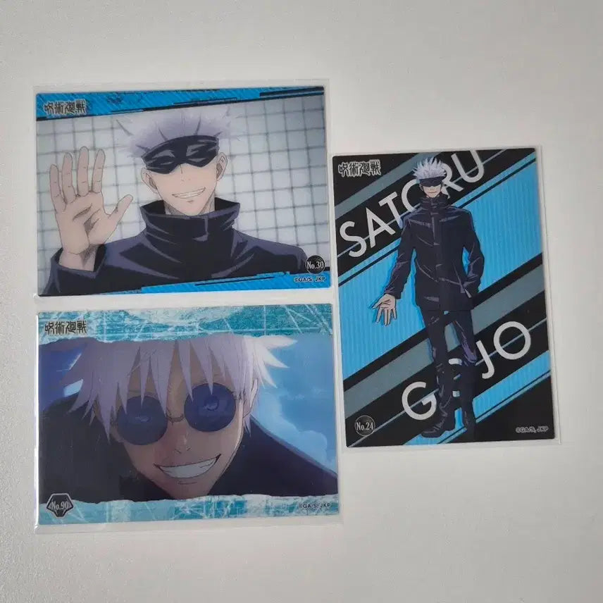 [BUNJANG] Jujutsu Kaisen Gojo Clear Card Bundle Set / [일괄] 주술회전 고죠 클리어카드