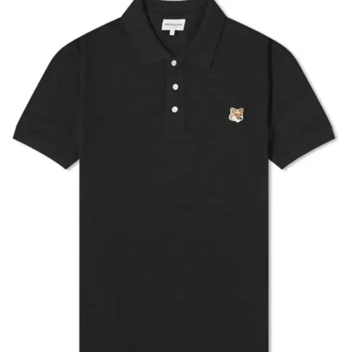 [BUNJANG] Maison Kitsuné PK Collar Short Sleeve T-shirt / 정품/무료배송) 메종키츠네 pk 카라 반팔 / 블랙 화이트