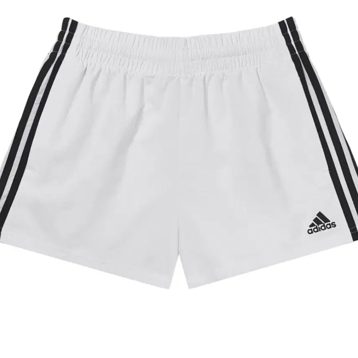 [BUNJANG] Adidas 3-Stripes Woven Shorts White L / (W) 아디다스 삼선 우븐 쇼츠 화이트 L