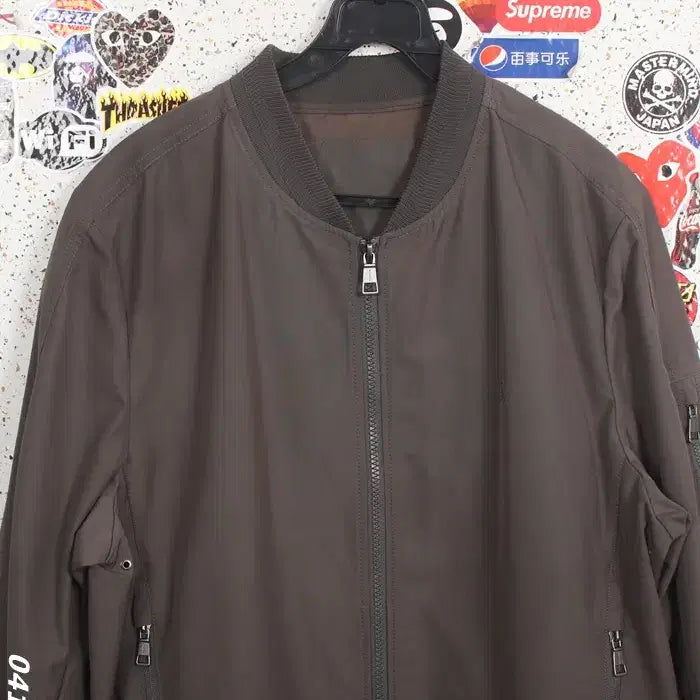[BUNJANG] Beanpole Basic Logo Zip-Up Jumper BR / 남성100 / 빈폴 베이직 로고 집업점퍼BR 34-1