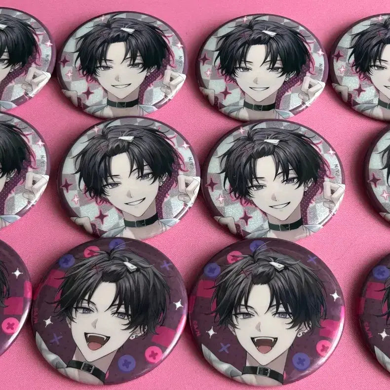 [BUNJANG] NIJISANJI Saiki Ittetsu Oriens 3rd Anniversary Badge Bundle / 니지산지 사이키 잇테츠 오리엔스 3주년 뱃지 판매 교환