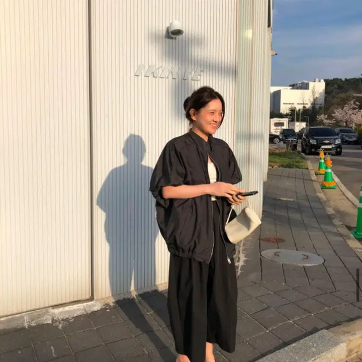 [BUNJANG] Ourmode Half Wind Jumper / 아우어모드 하프 윈드