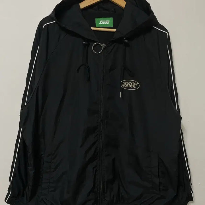 [BUNJANG] CROSS Loose Fit Hooded Windbreaker Jacket / 105-110 CROSS 루즈핏 후드 바람막이 자켓 정품
