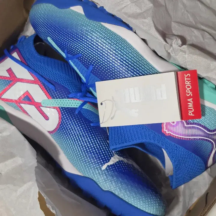 [BUNJANG] Puma Future 7 Pro Cage Bluemazing Futsal Shoes / (새상품/275,280) 푸마 퓨쳐 7 프로 케이지 블루메이징 풋살화