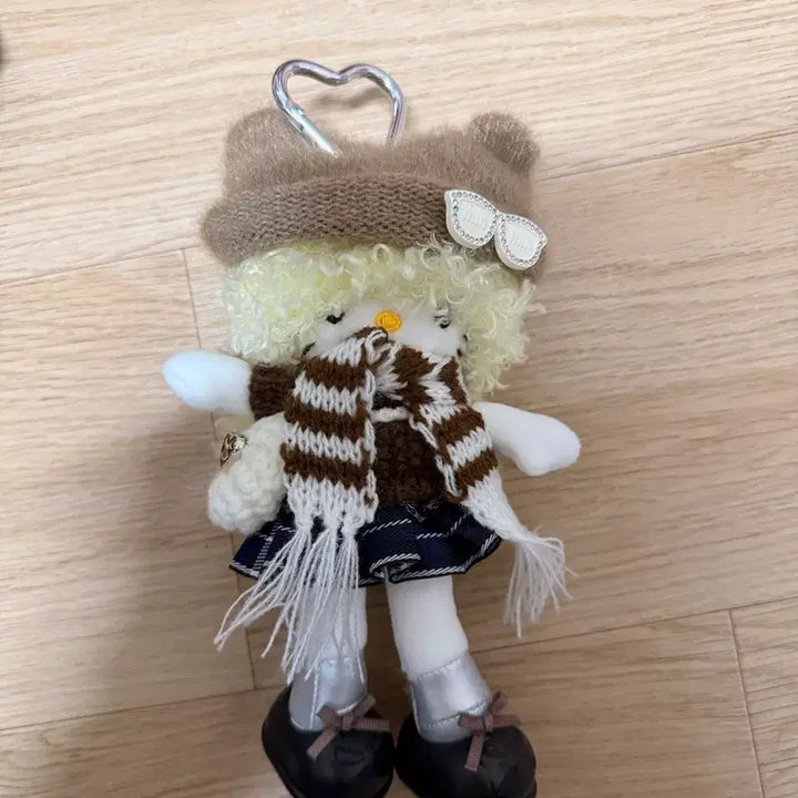 [BUNJANG] Long-Legged Kitty Plush Keychain / 롱다리키티