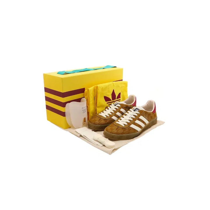 [SOLD OUT] 구찌 X 아디다스 가젤 스니커즈 옐로우 화이트