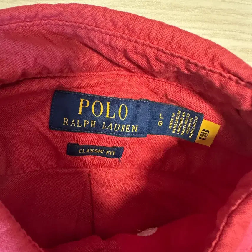 [BUNJANG] Polo Ralph Lauren Garment Dyed Oxford Shirt - Red / 폴로 가먼트다이 옥스포드 셔츠 레드