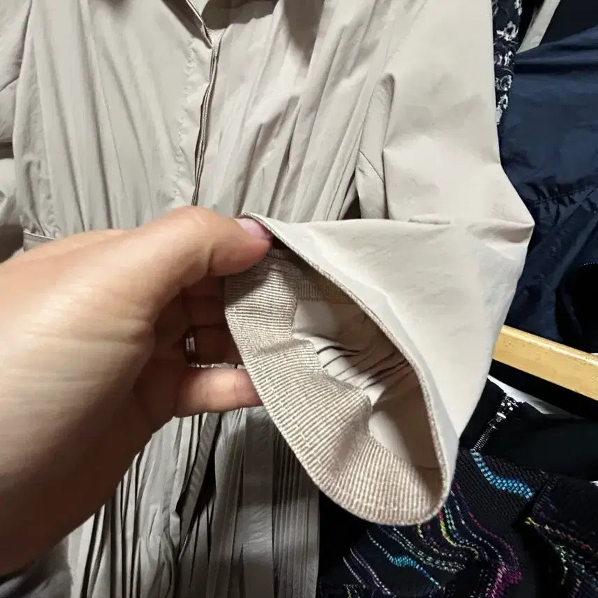 [BUNJANG] Mine by Handsome Pleated Long Dress / 한섬 마인 플리츠 롱 원피스 44,55