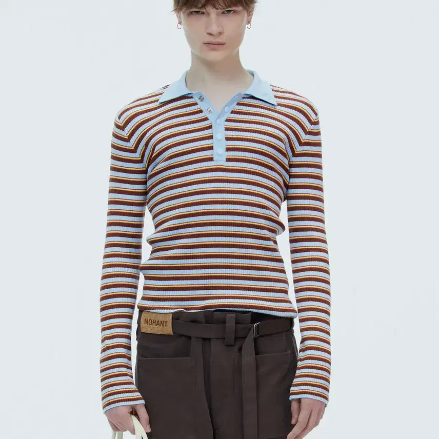 [BUNJANG] Nohant Stripe Knit L / 노앙 스트라이프 니트 L 새상품 팝니다