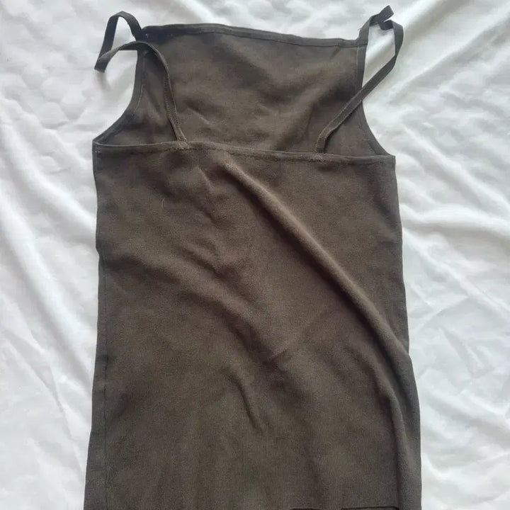 [BUNJANG] Sleeveless Cami Tank Top Set / 민소매 끈 나시 블랙/화이트 세트