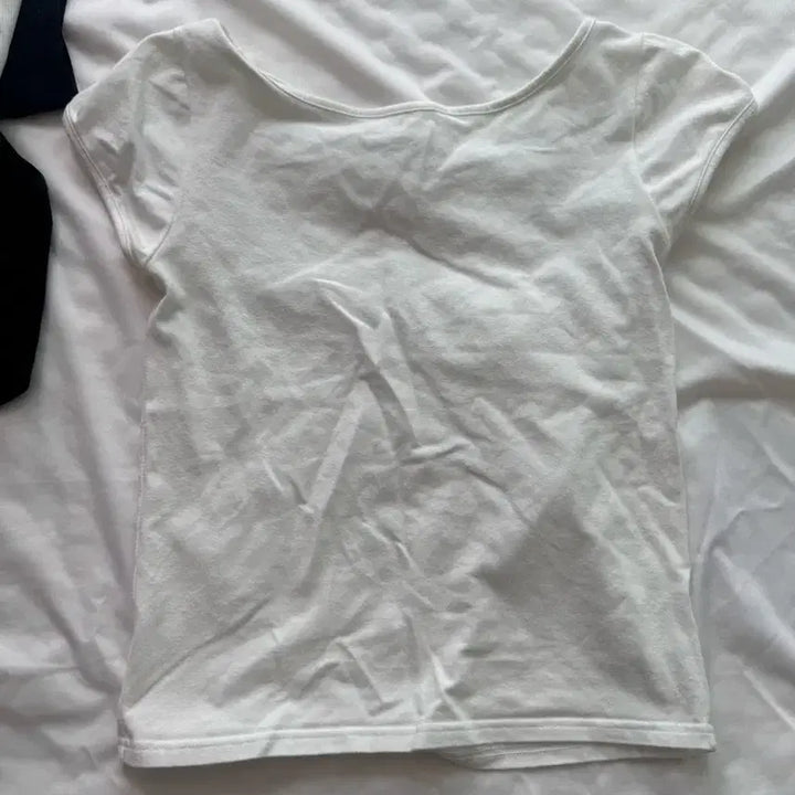 [BUNJANG] Basic White Short-Sleeve T-Shirt / 흰색 반팔 티셔츠