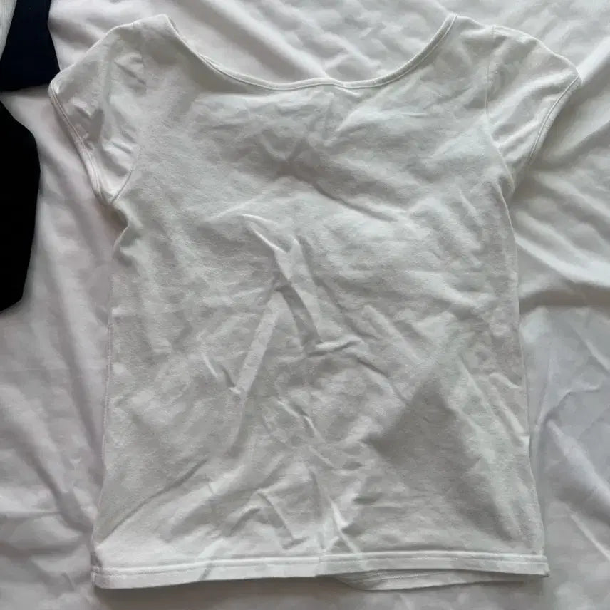 [BUNJANG] Basic White Short-Sleeve T-Shirt / 흰색 반팔 티셔츠