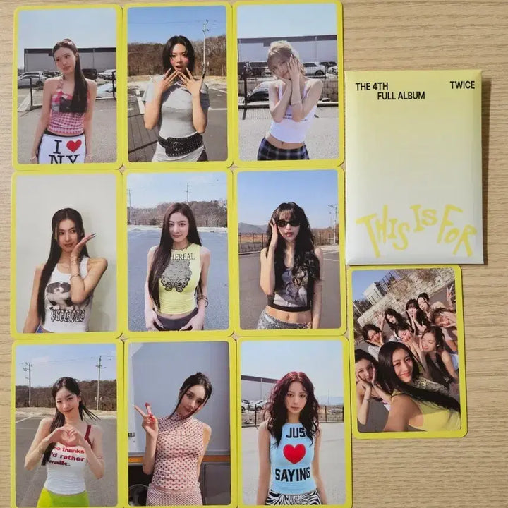 [BUNJANG] TWICE Thisisfor Photocard Set / 트와이스 예판포카 1세트 Thisisfor