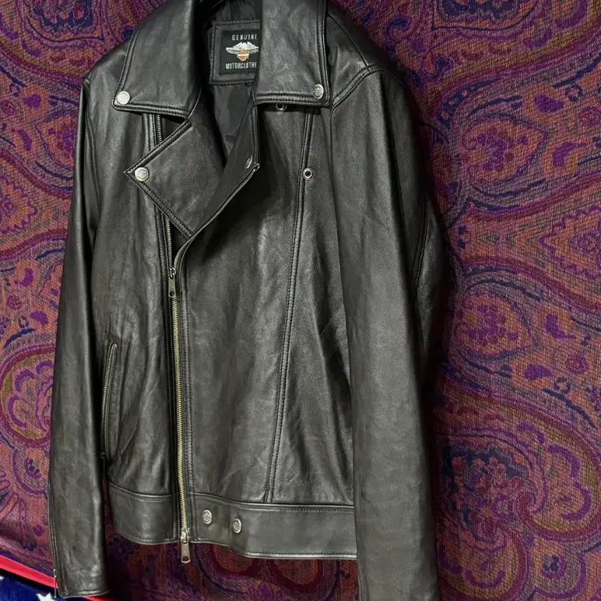 [BUNJANG] Harley-Davidson Double Rider Leather Jacket / 할리데이비슨 더블라이더 가죽자켓