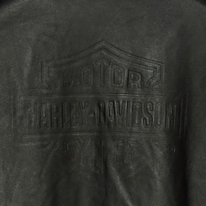 [BUNJANG] Harley-Davidson Double Rider Leather Jacket / 할리데이비슨 더블라이더 가죽자켓