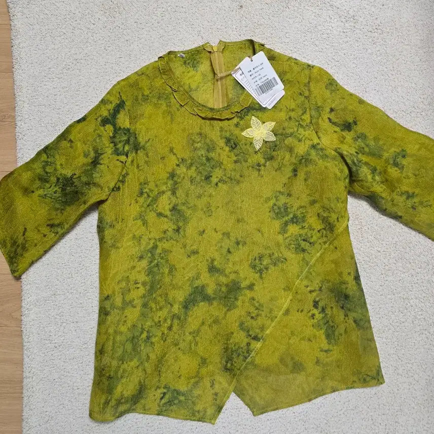 [BUNJANG] 100% Rayon Natural Dyed Blouse / 인견100 천연염색 브라우스