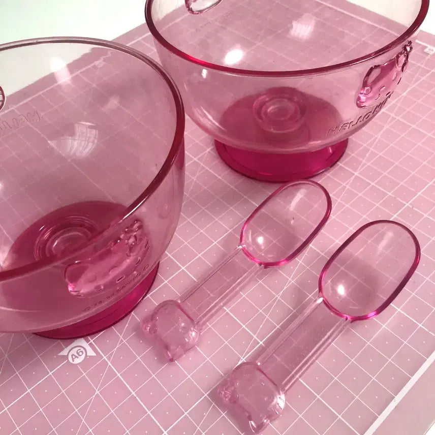 [BUNJANG] Kitty Ice Cream Sundae Cup and Spoon Set / 키티 아이스크림 빙수컵 스푼 세트