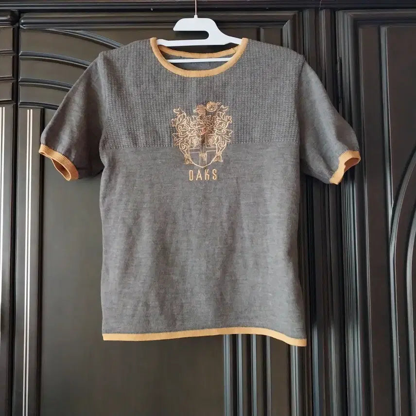 [BUNJANG] DAKS Gray Short Sleeve T-shirt / DAKS 닥스 반팔 티셔츠 그레이