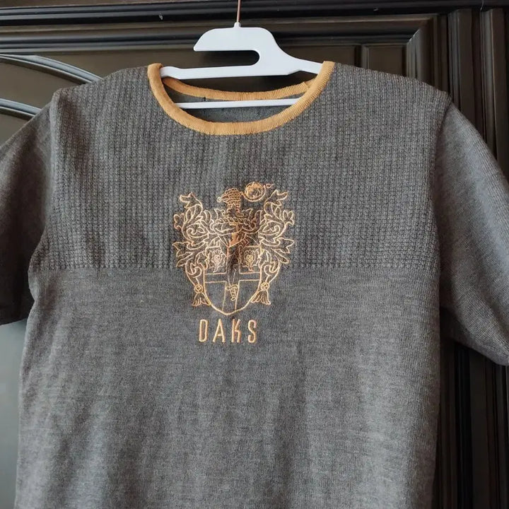 [BUNJANG] DAKS Gray Short Sleeve T-shirt / DAKS 닥스 반팔 티셔츠 그레이