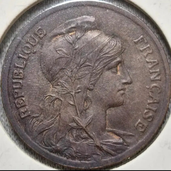 [BUNJANG] 1921 French 10 Centimes Coin / 1921년 프랑스 10 Centimes  마지막 특년도.