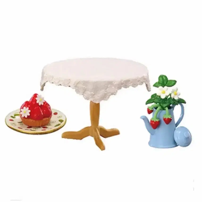 [BUNJANG] Re-Ment Strawberry Cafe Miniature Food Kit / 리멘트 딸기 카페 식완