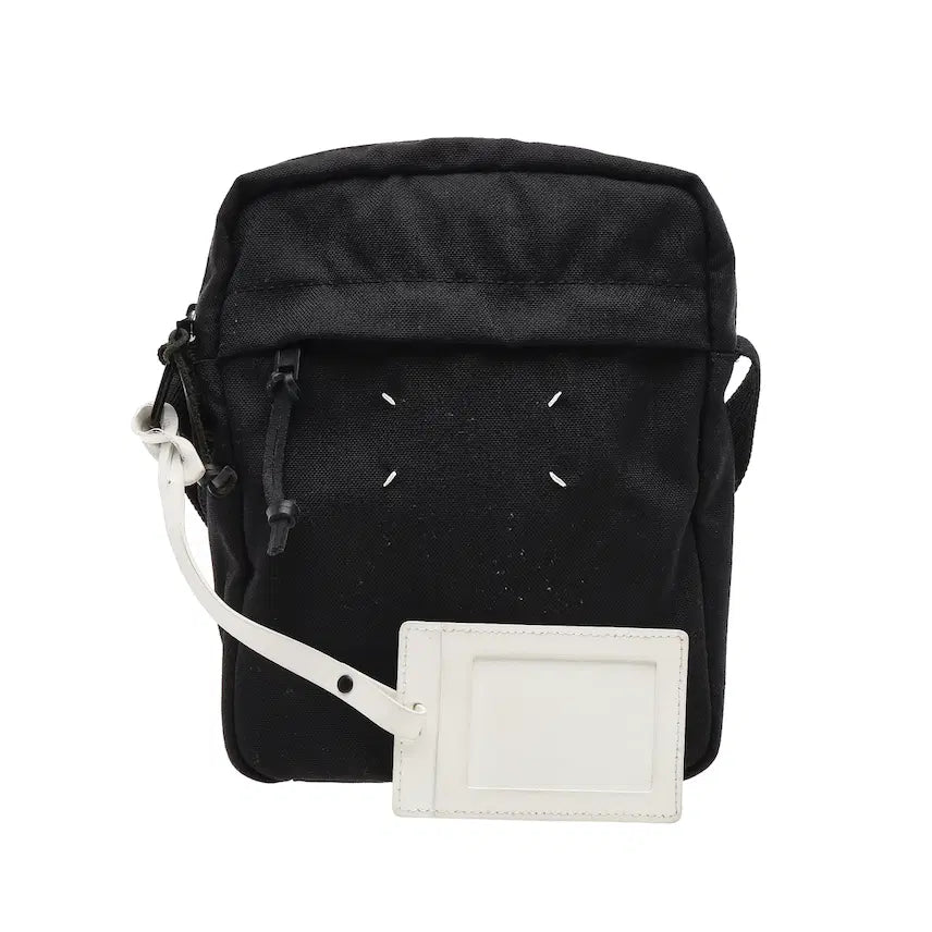 [BUNJANG] Maison Margiela Stitch Logo Canvas Camera Bag Black / 메종 마르지엘라 스티치 로고 캔버스 카메라백