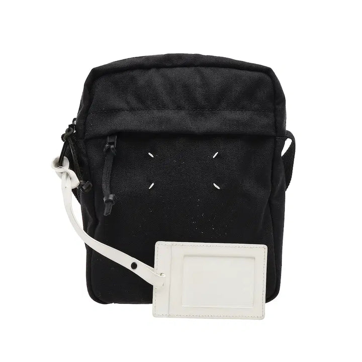 [BUNJANG] Maison Margiela Stitch Logo Canvas Camera Bag Black / 메종 마르지엘라 스티치 로고 캔버스 카메라백
