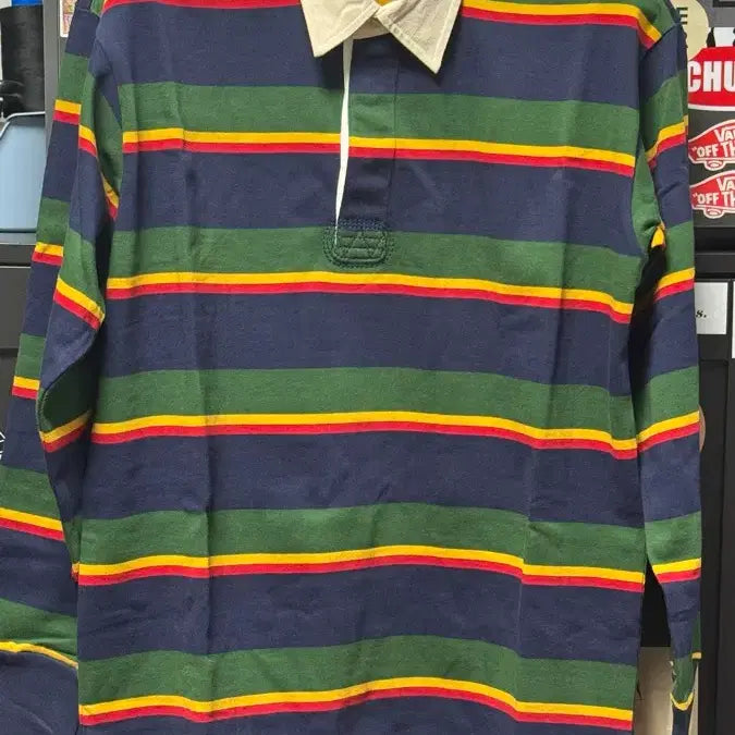 [BUNJANG] Bronson Heavy Stripe Rugby T-Shirt / [M] 브론슨 논스탁 헤비 스트라이프 럭비티 셔츠