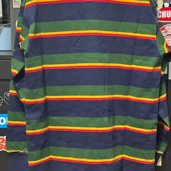 [BUNJANG] Bronson Heavy Stripe Rugby T-Shirt / [M] 브론슨 논스탁 헤비 스트라이프 럭비티 셔츠