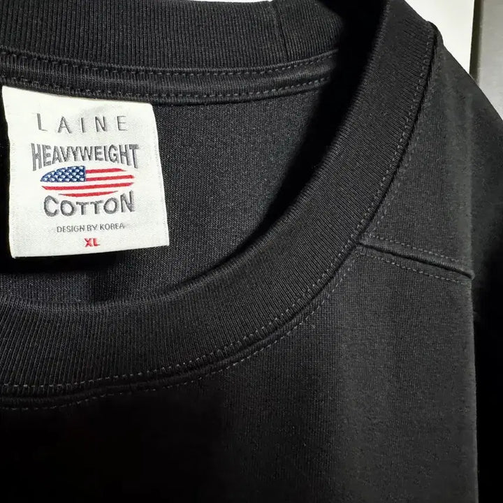 [BUNJANG] 센지니어 헤비 USA 고밀도 절개 오버핏 반팔티 블랙 XL / 센지니어 헤비 USA 고밀도 절개 오버핏 반팔티 블랙 XL