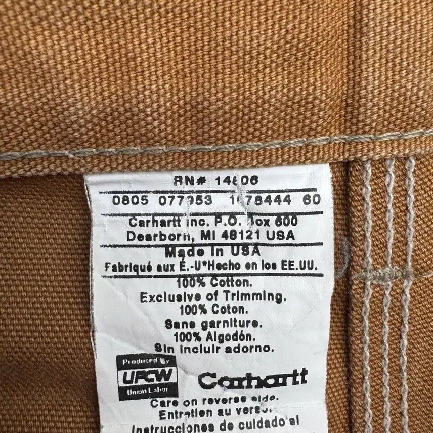 [SOLD OUT] 00s 칼하트 더블니 팬츠 made in usa