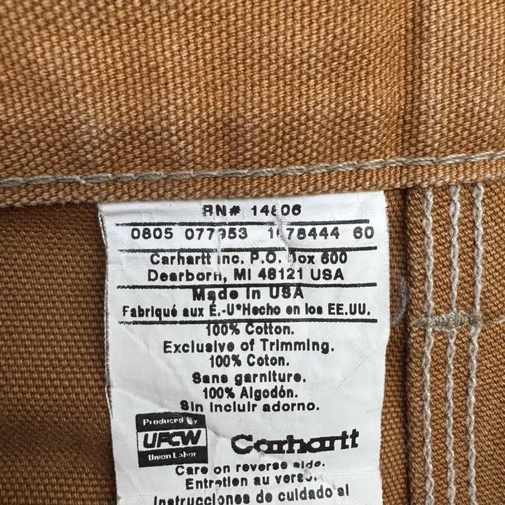 [SOLD OUT] 00s 칼하트 더블니 팬츠 made in usa