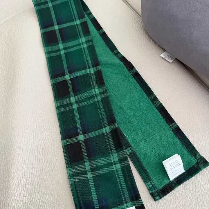 [BUNJANG] BAPE Check Muffler Green / 배이프 체크 머플러 그린 판매합니다