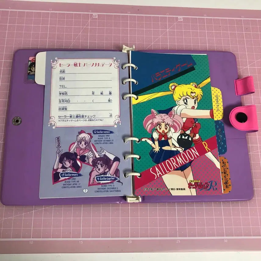 [BUNJANG] Sailor Moon R Electronic Notebook A6 Diary / 고전 세일러문 R 전자 수첩 A6 다이어리