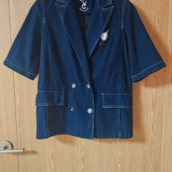 [SOLD OUT] VOV 보브 스티치 데님 반팔 자켓