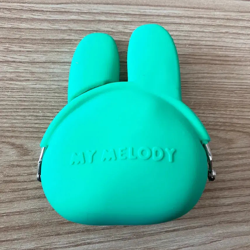 [BUNJANG] My Melody Green Snap Wallet / 마이멜로디 그린 똑딱이 지갑