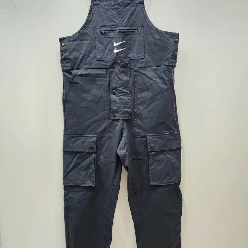 [BUNJANG] Nike Double Swoosh Overalls Black / 나이키 더블 스우시 오버롤 블랙