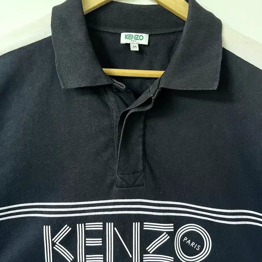 [BUNJANG] Kenzo Logo Short Sleeve T-shirt / 겐조 로고 반팔티 M(100~105) 블랙엔화이트