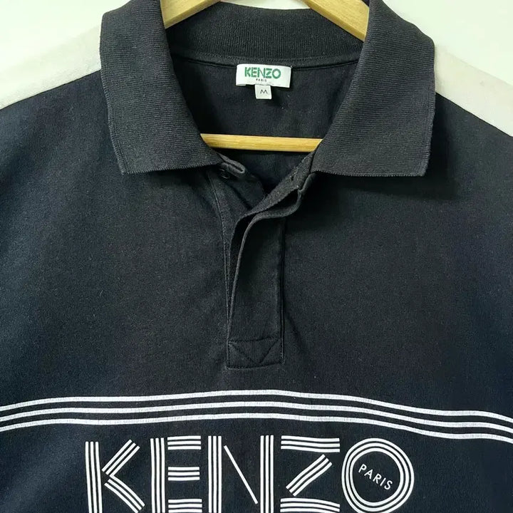 [BUNJANG] Kenzo Logo Short Sleeve T-shirt / 겐조 로고 반팔티 M(100~105) 블랙엔화이트