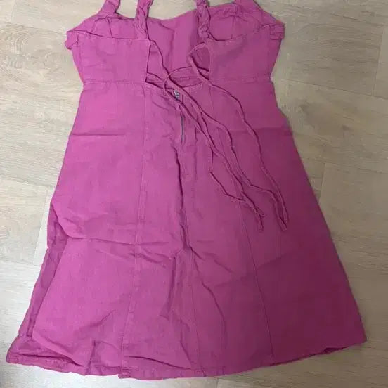 [SOLD OUT] [옷정리] zara / 핑크 끈나시 원피스 / xs